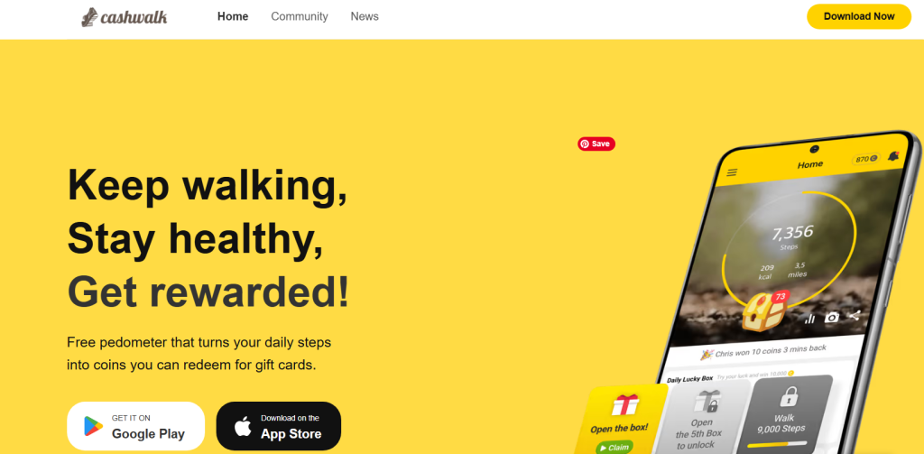 Mobile rewards dashboard showing daily activity points