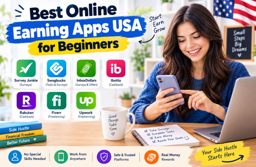 Best Online Earning Apps USA for Beginners