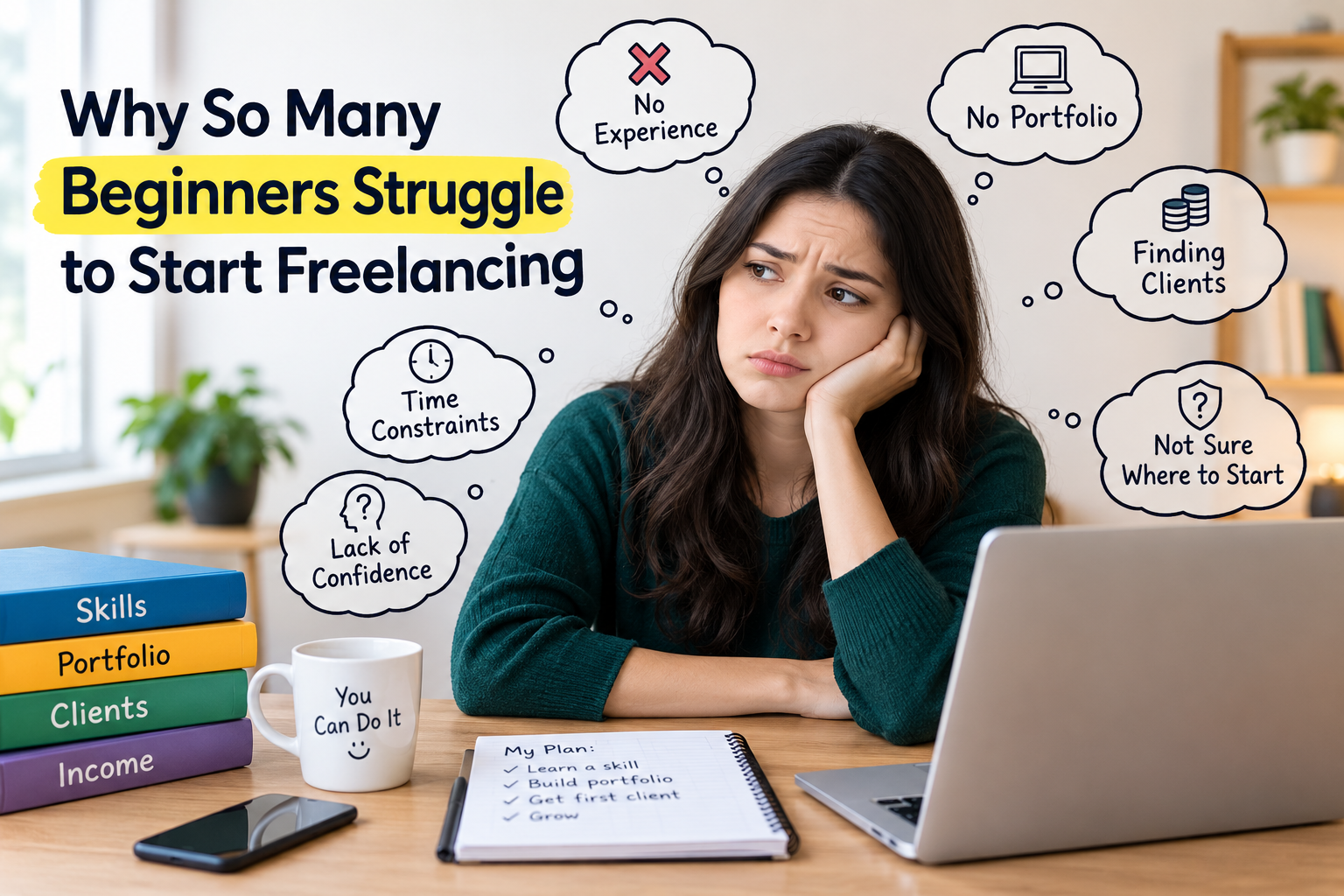 Why So Many Beginners Struggle to Start Freelancing