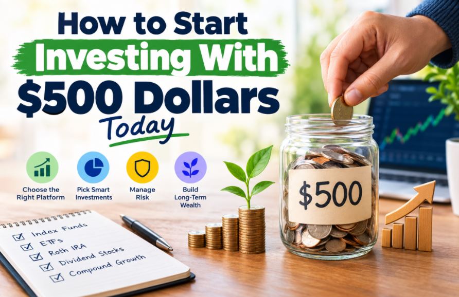 How to Start Investing With 500 Dollars Today