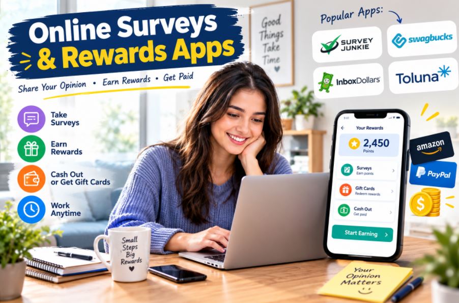 Online Surveys and Rewards Apps