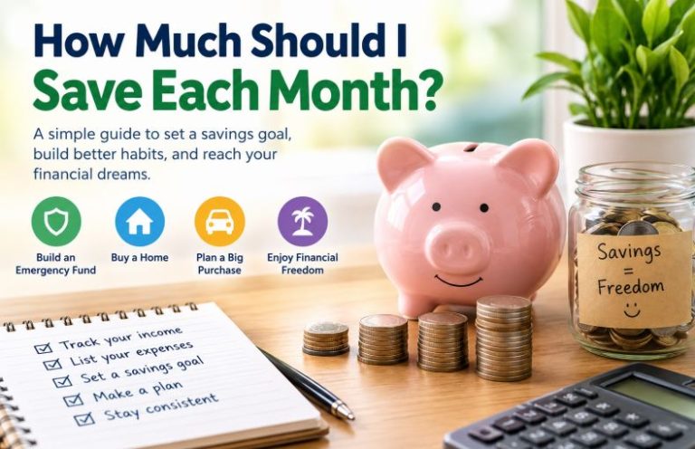 How Much Should I Save Each Month?