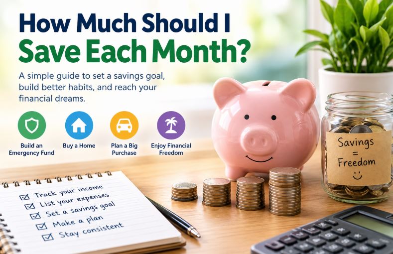 How Much Should I Save Each Month?